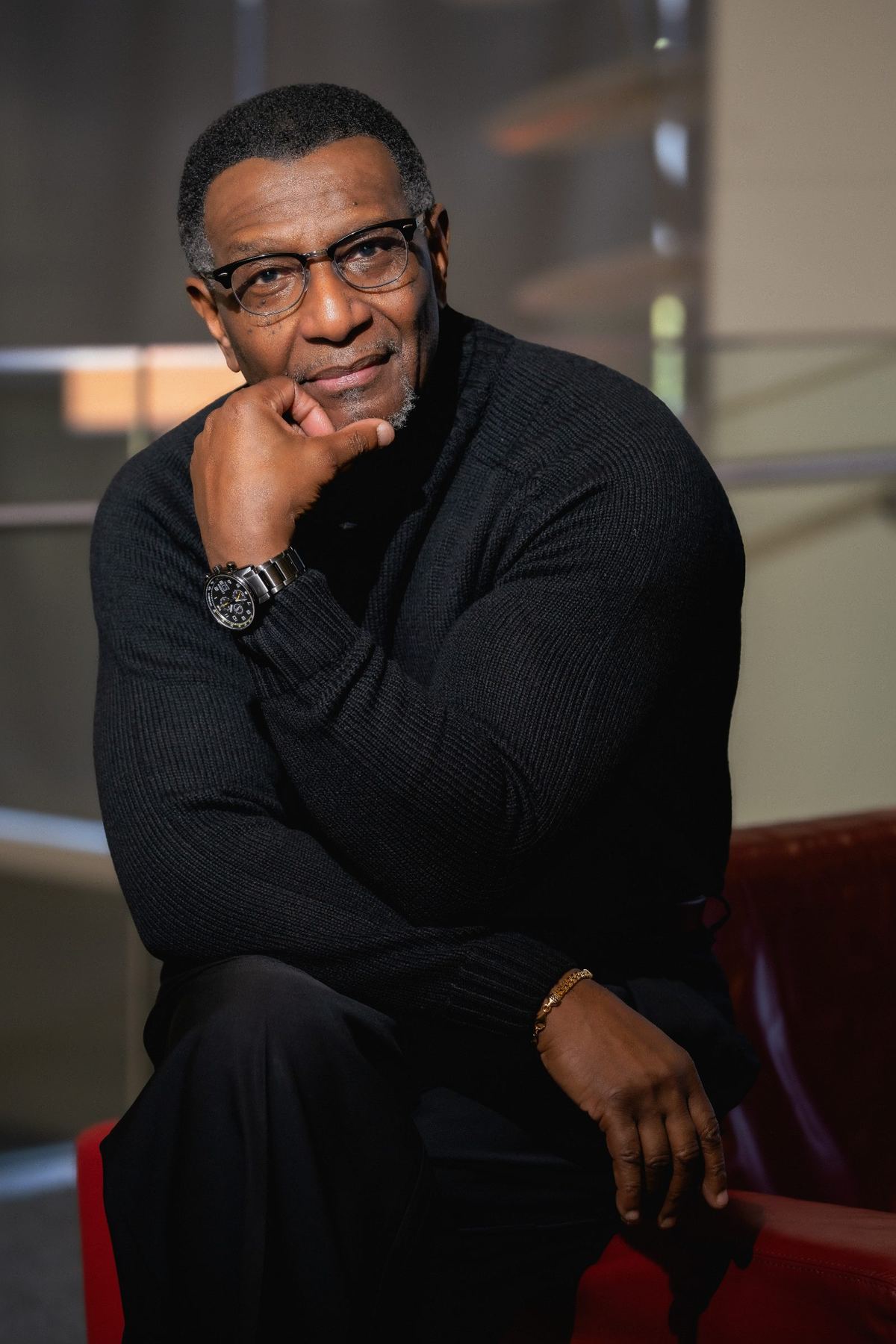 Portrait of Steven LeMons photographed on location by Taken By Storm